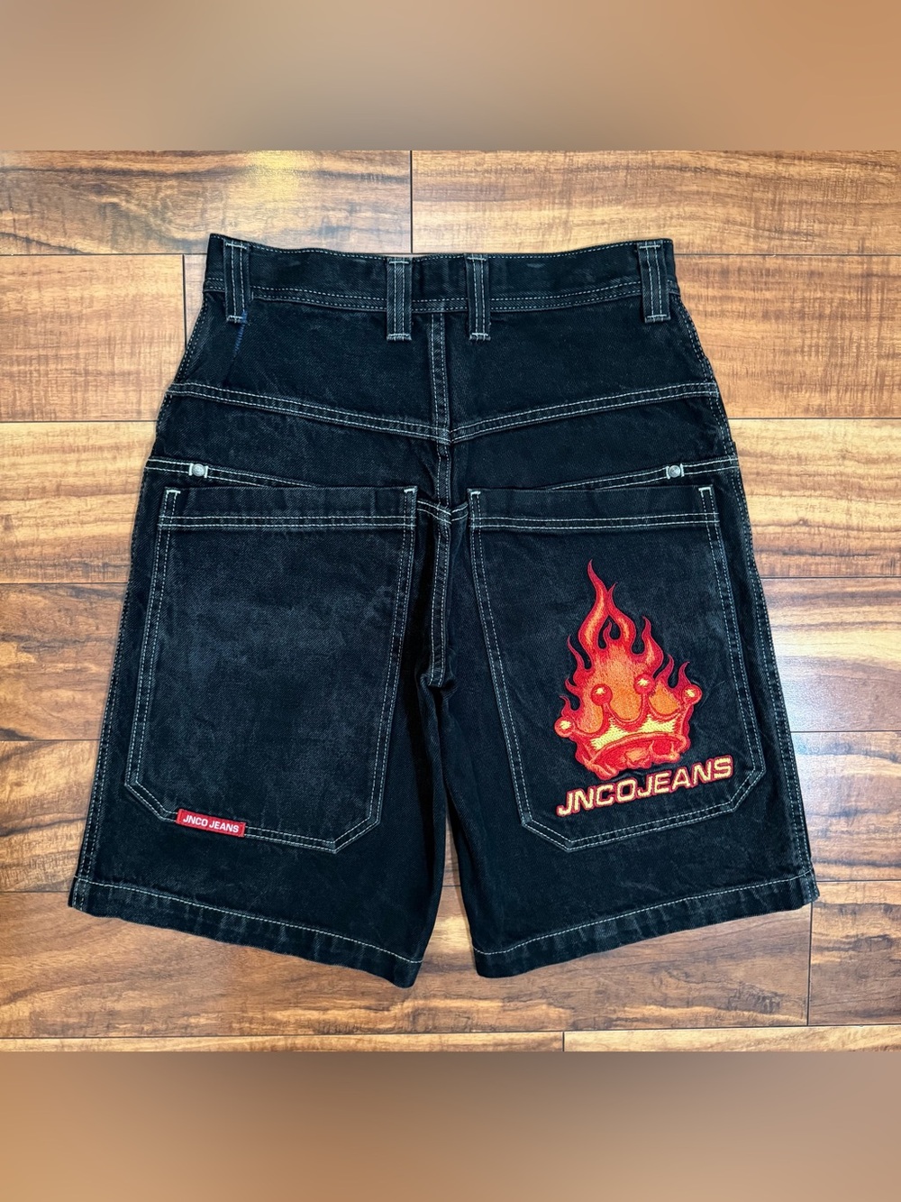 JNCO Flame Crown Shorts